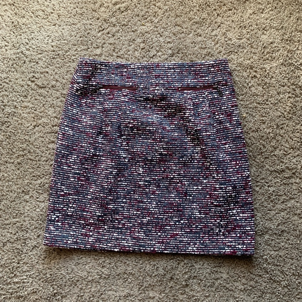 LOFT by Ann Taylor Tweed Pencil Skirt 2P